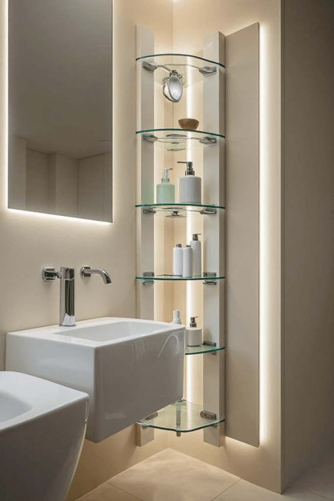 Illuminated Glass Corner Solution