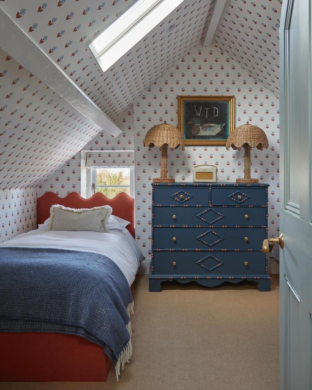Get Creative With The Slanted Ceiling Walls