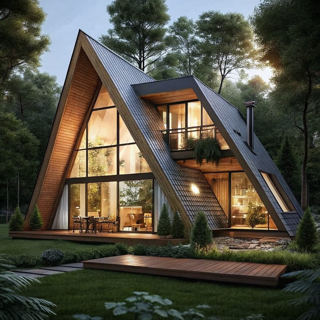 A-frame Cabin Elements