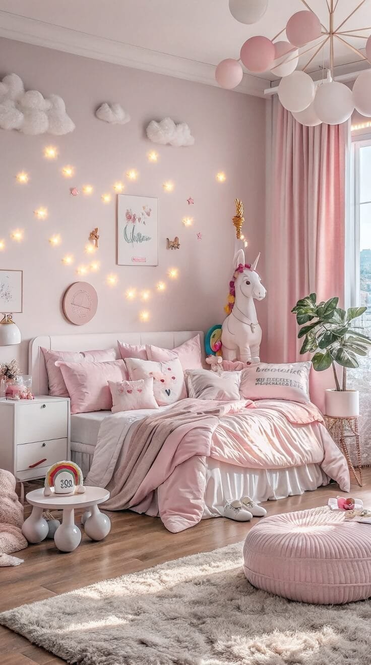 Create a serene and whimsical kids room retreat