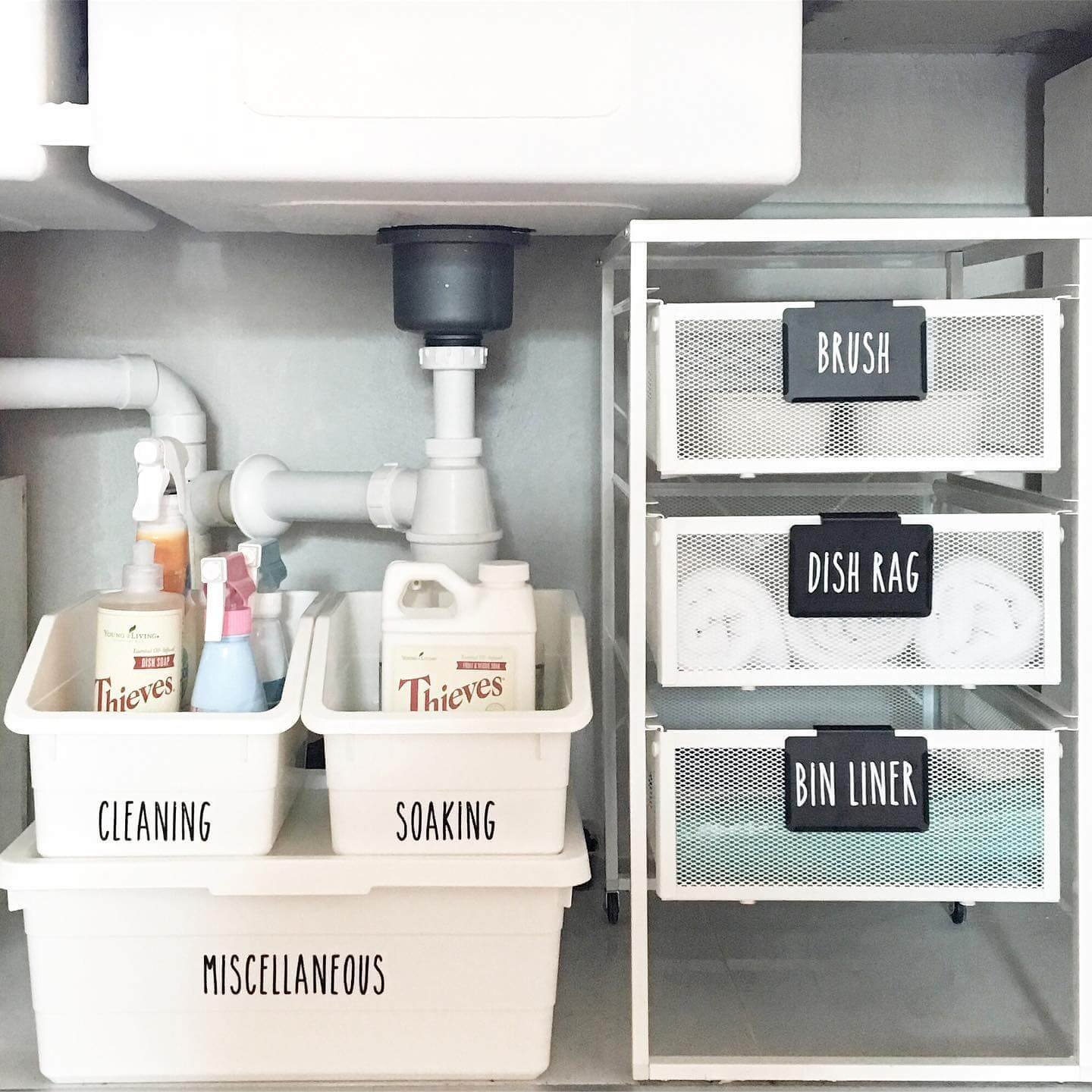 Benefits of Labeled Bins for Bathroom Organization