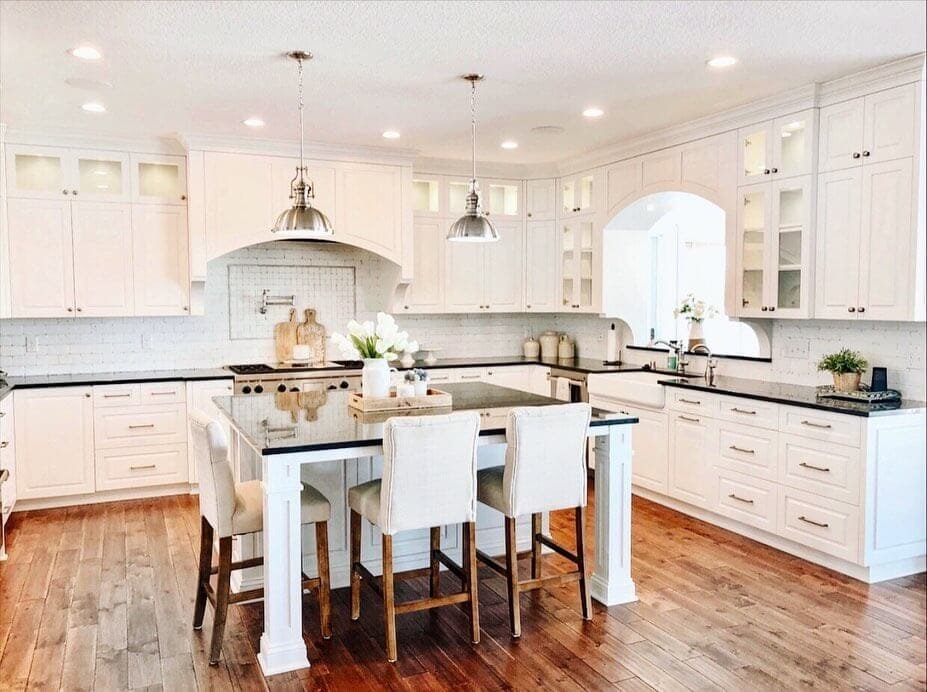 Tranquil Lake House Kitchens
