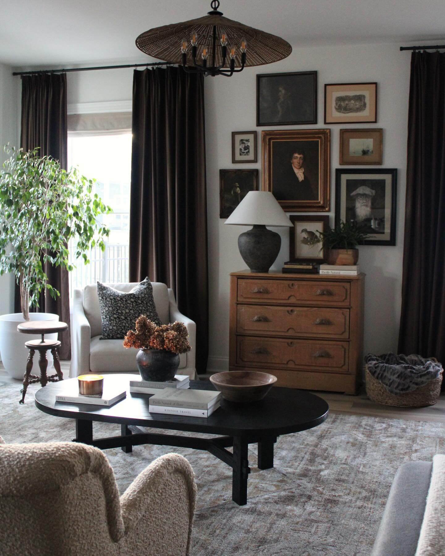 Embrace warm tones with vintage accents