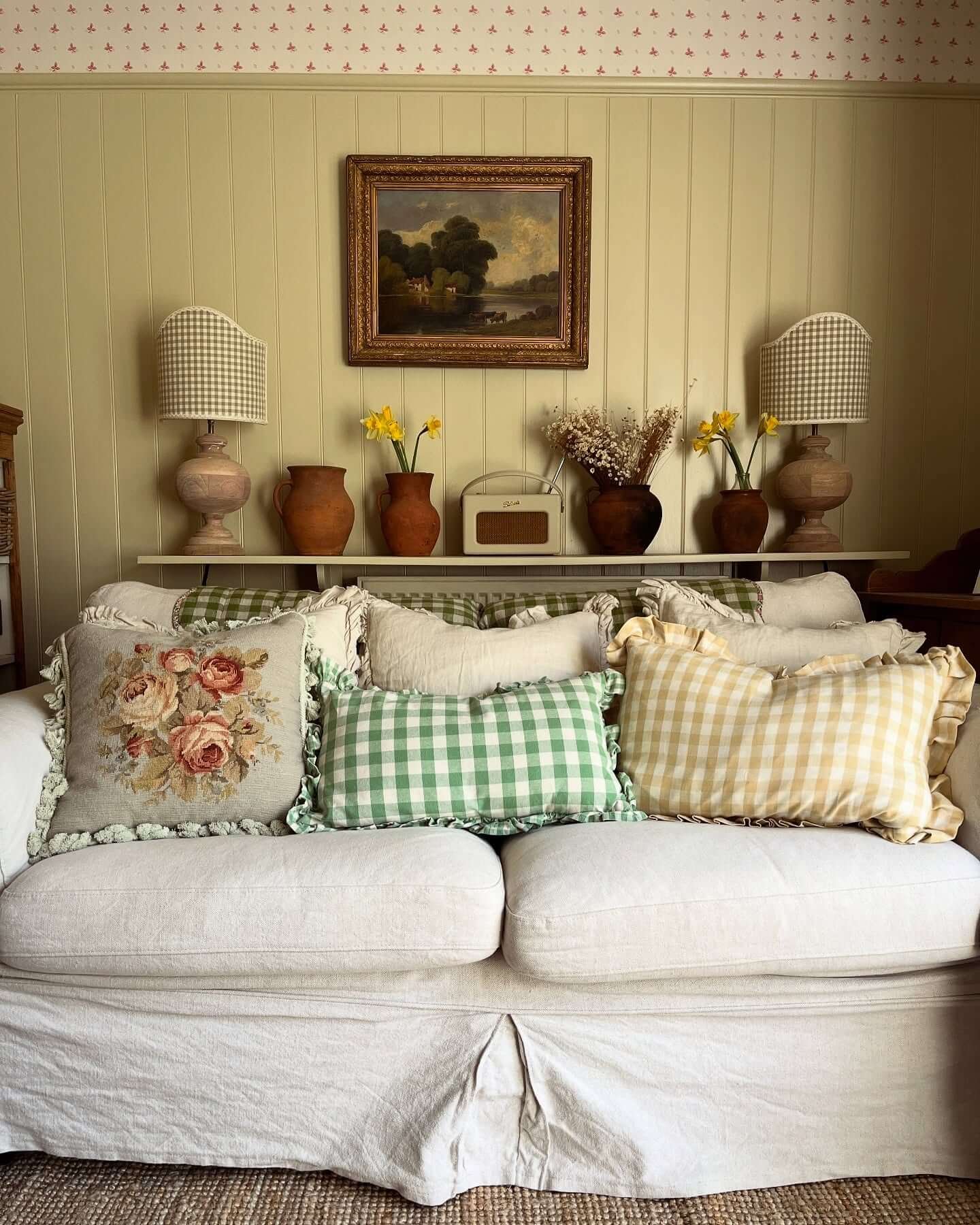 French Cottage Living Room Style