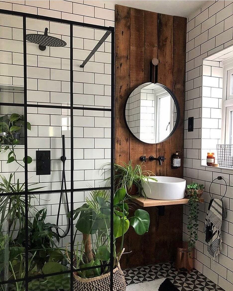Lush Plants and Modern Design